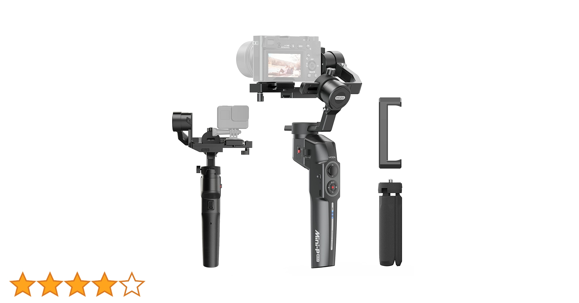 Amazon | MOZA MINI-P MAX 手持ち3軸スタビライザー ジンバル 小型